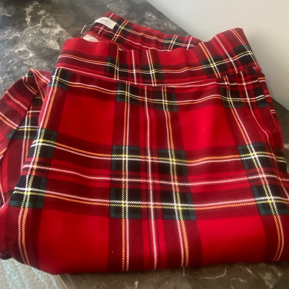 Old Navy Red and Green Plaid pants. 3XL